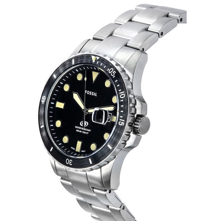 NWT Fossil Blue Dive Quartz Black Dial Men\'s Watch s-l1200.jpg main image 4