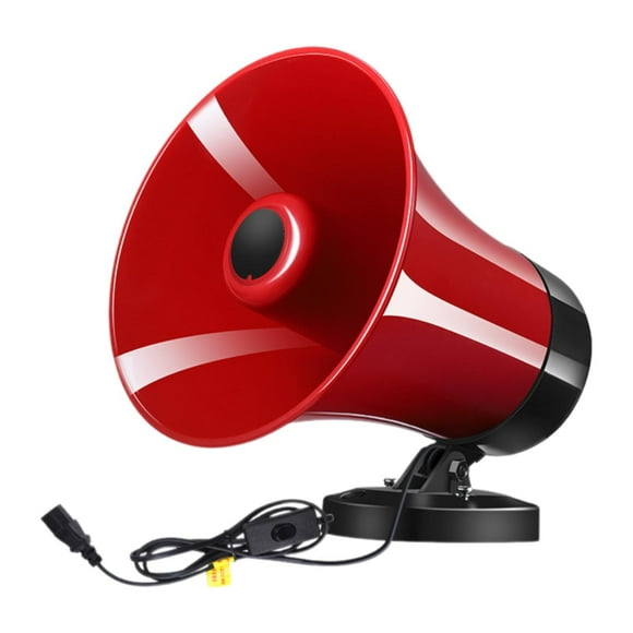 Megáfono Altavoz Portátil Amplificador para Automóvil Bocina Multifuncional con Grabación Altavoz Compacto Ligero Hecho de PP Adecuado para Adultos
