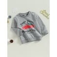 thumbnail image 3 of Bagilaanoe Toddler Baby Girl Boy Christmas Sweatshirt Long Sleeve Print Pullover 9M 12M 24M 3T 4T 5T Kids Fall Loose Tee Tops, 3 of 8