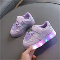 thumbnail image 4 of hengsof Toddler Boys Girls Light Up Shoes Lightweight Mesh Breathable Adorable Running Sneakers for Toddler and Little Kid, 4 of 5