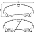 thumbnail image 2 of BALATAS BAJOS METALES X-TRAIL 2014 al 2019 NISSAN 2.5L L4 Delanteras BREMBO ., 2 of 5