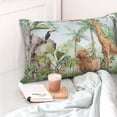thumbnail image 4 of Balery Watercolor African Animals Wildlife Funda de Cojín Estampada, Regalos para Mujeres, Regalos de Amor para Ella, Regalos para Novia o Esposa, Funda de Almohada-14"x20", 4 of 6