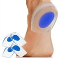 thumbnail image 1 of Espolón calcáneo en el talón 4 piezas - Plantilla ortopédica para el talón de gel de silicona - Ortesis para tendinitis del tendón de Aquiles para mujeres y hombres - talla 35-39, 1 of 5