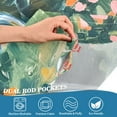 thumbnail image 3 of Yayeee Kitchen Curtains Light Filtering 27"x36" Rod Pocket Short Cafe Window Panel, Red Goldfish, 3 of 7