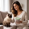 thumbnail image 7 of Silicone Pet Food Storage Container Leakproof Lid Microwave Freezer Safe for Wet Dry Dog Cat Food Treats Travel Meal Prep, 7 of 7