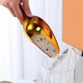 thumbnail image 2 of Ice Shovel Ice Scoop Stainless Steel Ice Scooper Popcorn Shovel Popcorn Scoop Flour Scoop Multipurpose Bar Party Wedding Long Handle Food Scoop Shovel, 2 of 3