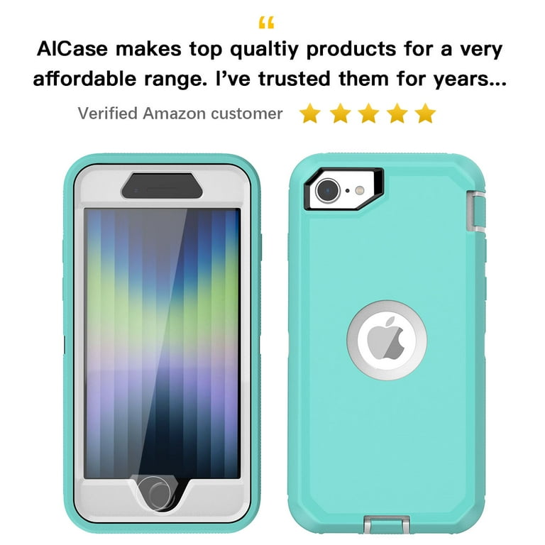 air tag phone case Speck SiliRing AirTag Accessories Coastal Blue/White