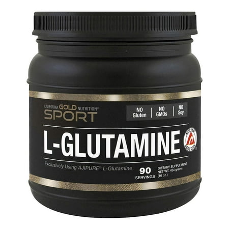 California Gold Nutrition, CGN, L-Glutamine Powder, AjiPure, Gluten Free, 16 oz (454
