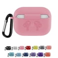 thumbnail image 2 of Étui en Silicone Bluetooth avec Mousqueton, Résistant aux Rayures, Antichoc, Remplacement pour Airpods, 2 of 9