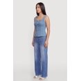 thumbnail image 4 of Women's Denim Square Neck Button Front Vest, 4 of 5
