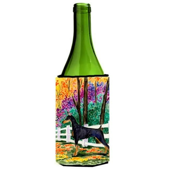 Doberman Wine bottle sleeve Hugger 24 oz.