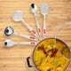 thumbnail image 3 of Juego de cucharas para cocinar y servir Sumeet de acero inoxidable, 5 piezas, 3 of 7