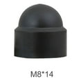 thumbnail image 3 of ZheElen 10 Pieces Bolts Nut Protection Caps Wheel Dust-proof Sleeve Exposed Hexagon Anti-Rust Auto Bolts Hardware Cover Black/8x14cm 1Set, 3 of 6