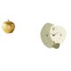thumbnail image 1 of Escultura Moderna De Figura De Fruta De Resina Y Reloj De Pared Silencioso De Dibujos Animados Para Mesa, Estantería, Comedor, Dormitorio, Cocina, Oficina, Decoración De Granja., 1 of 8