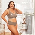 thumbnail image 4 of LWP Women's Plus Size Wireless Bras, Seamless Full Coverage Supportive Comfort No Underwire Everyday Bra, 4 of 8