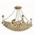 thumbnail image 1 of Elegant Lighting Lustre en Cristal Corona 14" 6 Éléments Légers, 1 of 1