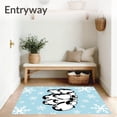 thumbnail image 3 of ODIKA 2'x3' Machine Washable Non-Slip Area Rug, Flipper Friends Doorway with Huddle Formation High Traffic Rug, Blue, 670832, 3 of 7