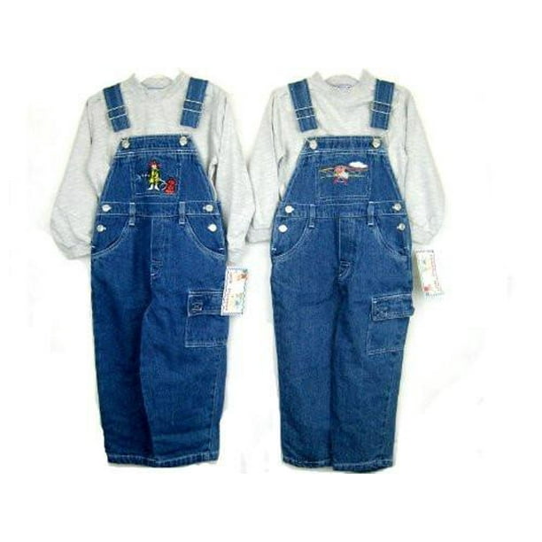 Cheerful Kids Toddler Boys Sizes 2T/3T/4T Cotton Denim Embroidered