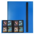 thumbnail image 1 of Uxcell 4 Pocket Trading Card Binder, PU Cover Card Collection Binder 160 Side Loading Card Binder Card Album Folder for TCG, Game Cards, Sports Cards(Light Blue), 1 of 7