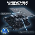thumbnail image 7 of KLIM V8 Gaming Laptop Cooling Pad with 8 Fans + Gaming Laptop Cooler + Stable RGB Laptop Stand with Fan + Compatible up to 17" + 2 USB Ports + Phone Holder + 5 Year Warranty, 7 of 7