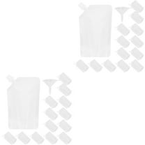 2 Sets Spout Drink Bag Cruise Liquor Flask Plastic Bags Liquid Travel