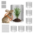 thumbnail image 1 of KFFKFF Plant Cage 14in Metal Cylindrical Mesh Enclosure Garden Protection 6-Set, 1 of 9