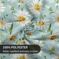 thumbnail image 5 of Daisy Tablecloth Round Table Cloth Washable Rustic Flower Table Cover for Decoration Kitchen Dining Room 60x90 Inch, 5 of 6