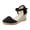 Black, variant on Closed Toe Wedge Sandals for Women 2026 Summer Platform Espadrilles Ankle Strap Sandal Wide Width Work Dressy Slide Shoes Beige 9