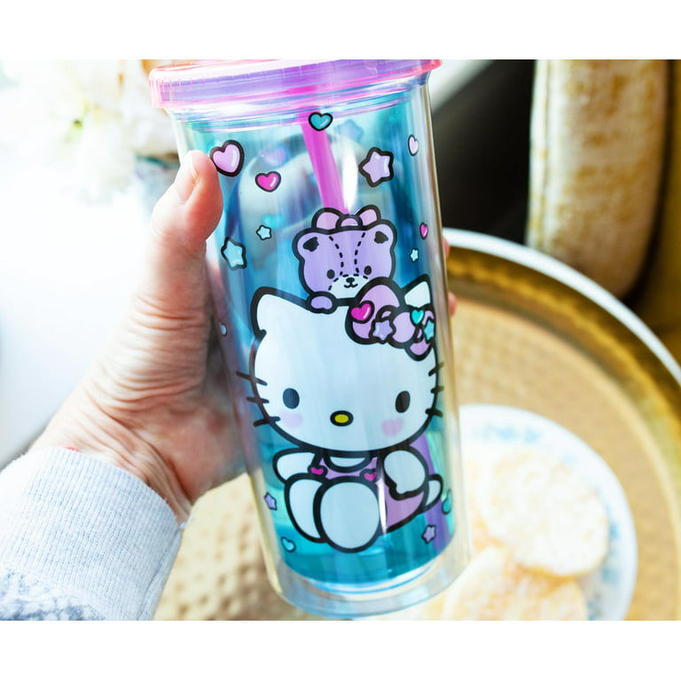 Hello Kitty Starbucks Glass Cup Paired with our hello kitty concha