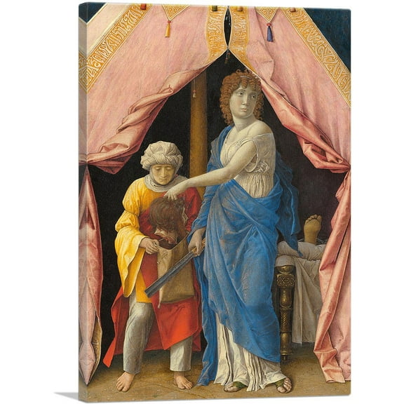 ARTCANVAS Judith And Holofernes 1495 Canvas Art Print by Andrea Mantegna - Size: 26" x 18" (0.75" Deep)