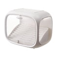 thumbnail image 1 of Vitrina de escritorio, organizador de encimera, caja portátil para organizar objetos de colección Blanco, 1 of 9