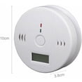 thumbnail image 5 of Detector de alarma de monóxido de carbono CO Detector de alarma con pilas con pantalla LCD Advertencia de voz, 5 of 5