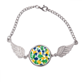thumbnail image 1 of Imprimir Brasil elemento cultural Pulsera pulsera pulsera alas de ángel pulsera, 1 of 3