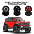 thumbnail image 3 of ZheElen RCGOFOLLOW Wheel Rims Tyre For SCX24 Plastic Crawler Wear-resistant 2pcs RC Car Accessories Replacement Parts RC Upgrade Part Silver, 3 of 6