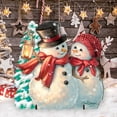 thumbnail image 2 of Snow Much in Love Christmas Free Standing Garden Decor Outdoor Decor by D. Gelsinger | Christmas Santa Snowman Decor - 8461011F-1708, 2 of 11