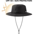 thumbnail image 2 of Chapeau Bob de Pêche Résistant à l'Eau avec Maille Perforée au Laser Ajustable pour Hommes Femmes Randonnée en Plein Air, 2 of 5