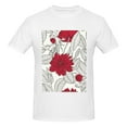 thumbnail image 4 of Bingfone Leaves And Anemone Men'S Loose Fit Short-Sleeve Pocket T-Shirt, 4 of 7