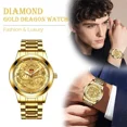 thumbnail image 2 of DOBLT Men's Luxury Gold Stainless Steel Watch - Waterproof Diamond Quartz Business Watch, Classic Dress Wristwatch for Professional Men, Elegant Gift for Husband, Dad, Graduation, Anniversary, 2 of 7