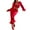 Red B, variant on Hirigin Women Satin Pajamas Set Long Feather Sleeve Button Down Shirts Pajamas Shorts 2Pcs Bride Outfit Nightwear Loungewear Pjs