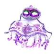 thumbnail image 4 of fenteer Women's Belly Mardi Gras for Club Fancy Dress Christmas, 4 of 8