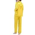 thumbnail image 7 of Womens Pjs Sets Silk Pajamas for Women Women Pajama Sets Long Sleeve Button Down Sleepwear Comfortable Wear For Women Soft Nightwear Outfit For Daily And Party, 7 of 7