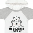 thumbnail image 4 of Inktastic My Godfather Loves Me Godson Bear Boys or Girls Baby Bodysuit, 4 of 5