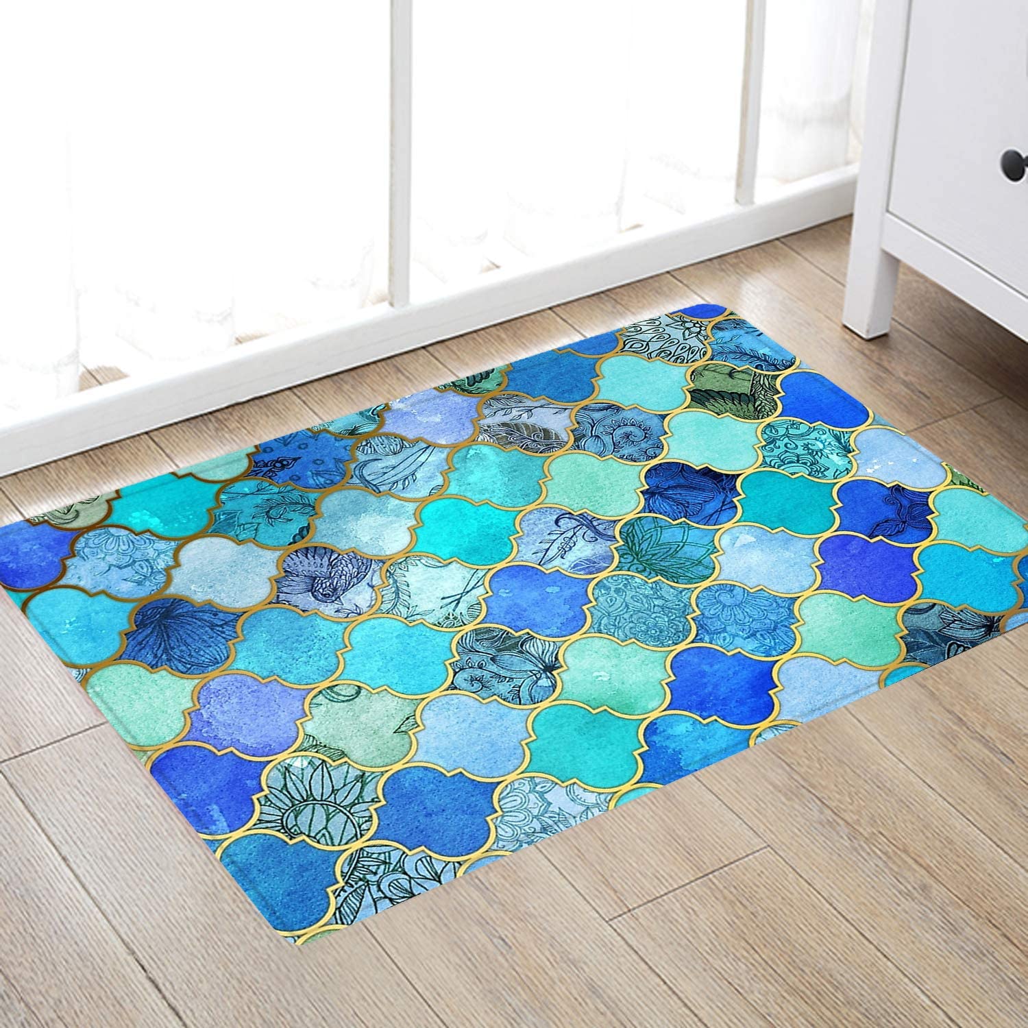 Tapis Poker Créatif Doux 91x152 Cm - Lavable, Antidérapant Pour Salon/chambre