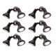 thumbnail image 1 of Ciata Luz de inundación de seguridad para exteriores de 15 pulgadas, 2 cabezales con cuerpo de aluminio fundido resistente, 150 W PAR38, acabado negro resistente a la intemperie, paquete de 6, 1 of 1