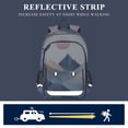 thumbnail image 5 of FORMRS Unisex School Backpack 17" Student Travel Bag with Laptop Compartment, Art Mountains, 5 of 7