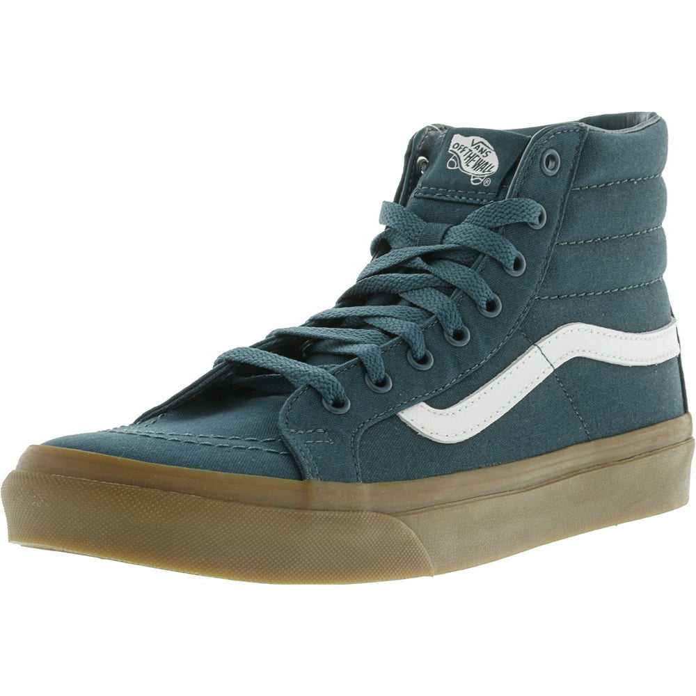 Vans Sk8Hi Slim Light Gum Atlantic Deep HighTop Canvas Skateboarding