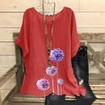 thumbnail image 2 of My Orders Lightweight Tops & Blouses Plus Size Womens Shirts Dressy Casual Workout Tops for Women Plus Women Short Sleeve Tops V Neck Women Outfits Sets Tummy Control, 2 of 5