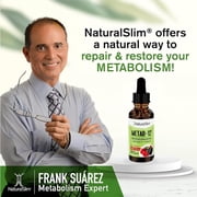 NaturalSlim Liquid B12 Vitamins with Vitamin D - Metab-12 Methylcobalamin 2500 mcg B12 Sublingual Drops for Metabolism, Energy, Immune Support - Berry Flavor 1 fl oz