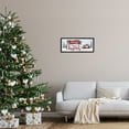 thumbnail image 2 of Stupell Industries Merry Christmas Winter Sentiment Festive Snowy Camper Trailer, 30 x 13,Design by Sara Baker, 2 of 5