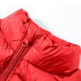 thumbnail image 4 of Hicidod Winter Puffer Vest for Kids Sleevelss Zipper Warm Down Coat Lightweight Fashion Solid Color Thicked Puffy Jacket, 4 of 7